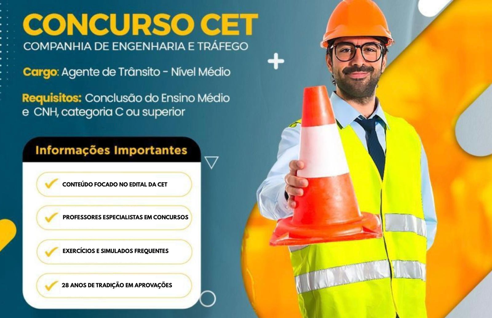 Concurso CET SP – Agente de Trânsito