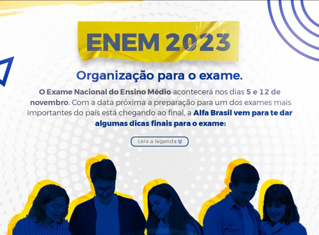 ENEM 2023: Organização para o Exame